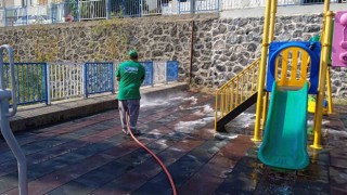 Canikte parklar tertemiz