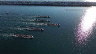 Çeşitli şirketlerden 2 binden fazla çalışan, Maltepede Dragon Festivalinde bot yarışlarında mücadele ediyor