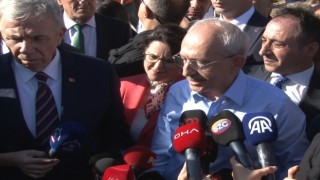 CHP lideri Kılıçdaroğlu, Mansur Yavaşın belediye başkanı adayı olduğunu duyurdu