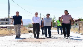 Çınar, yol çalışmalarını inceledi
