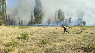 Çorumda korkutan yangın