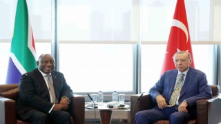 Cumhurbaşkanı Erdoğan, Güney Afrika Cumhurbaşkanı Ramaphosa ile bir araya geldi