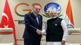 Cumhurbaşkanı Erdoğan, Hindistan Başbakanı Modi ile bir araya geldi