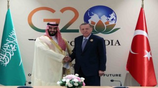 Cumhurbaşkanı Erdoğan, Suudi Arabistan Veliaht Prensi Selman ile görüştü