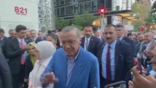 Cumhurbaşkanı Erdoğan, Türkevine geldi