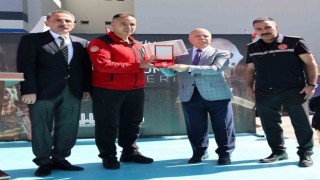 Cumhurbaşkanı Erdoğandan Erzurum İtfaiyesine Üstün Başarı Ödülü