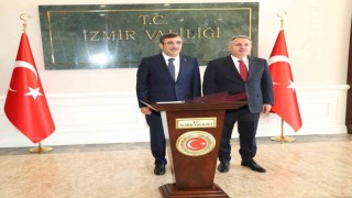 Cumhurbaşkanı Yardımcısı Yılmazdan İzmir Valiliği ve AK Parti İl Başkanlığına ziyaret