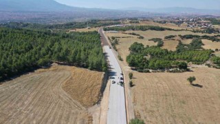 Denizlide eski Honaz yolu yenileniyor