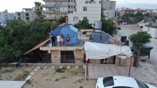 Hatay'da ders çalışmak için ilginç yöntem:Dama çadır kurdular
