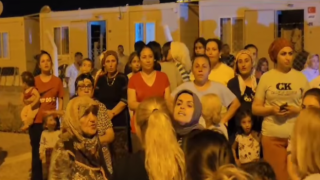 Depremzedelerden Su Sıkıntısı Protestosu