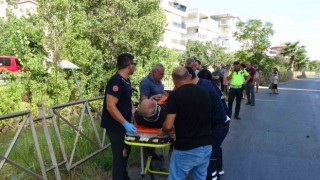 Direksiyonda uyudu, sulama kanalına uçarak ölümden döndü