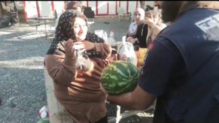 Diyarbakırda kadın izciye karpuzlu doğum günü sürprizi