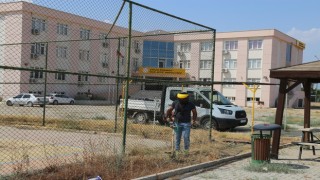 Döşemealtı Belediyesinden okul bahçelerine bakım