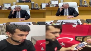 Dünya şampiyonuna ilk kutlama Yüceden geldi