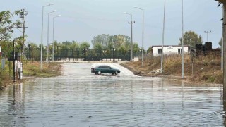 Düzcede 5 dakikada sokaklar göle döndü