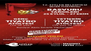 Efeler Belediyesi Şehir Tiyatrosu yeni dönem başvuruları başlıyor