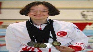 Egeli down sendromlu sporcu İremden Avrupa şampiyonasında 5 madalya