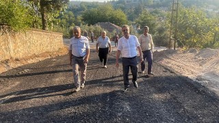 Ellek’te asfaltlama çalışmaları sürüyor