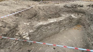 Erdek Kyzikostaki enerji nakil hattı direk yerlerinde arkeolojik kalıntılar çıktı