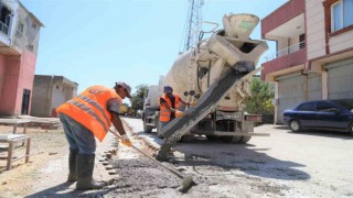Erganide yol onarım çalışmalarına başlandı