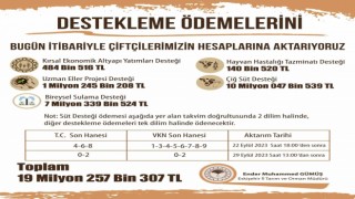 Eskişehir çiftçisine bu hafta da önemli destek