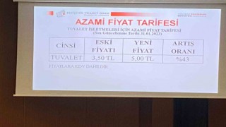 Eskişehirde tuvalet fiyatları 5 TL oldu