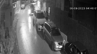 Eyüpsultanda lüks araçtan hayalet göstergeyi böyle çaldılar