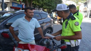 Fethiyede motosiklet denetimi yapıldı