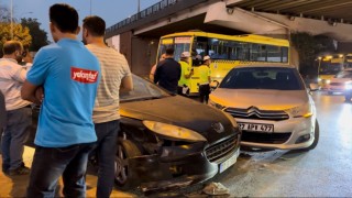 Gaziantepte aynı kavşakta iki kaza: 5 yaralı