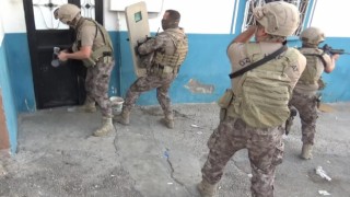 Gaziantepte uyuşturucu tacirlerine şafak operasyonu