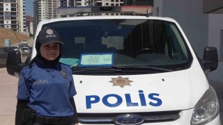 Genç kızın polis olma hayali gerçekleşti