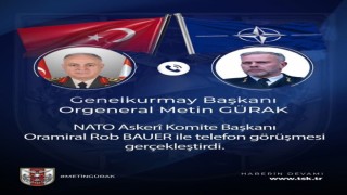 Genelkurmay Başkanı Gürak, NATO Askeri Komite Bakşanı Bauer ile görüştü