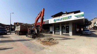 Germencikte Lozan Caddesi yenileniyor