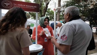 Halk sağlığına stantlı farkındalık