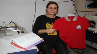 Hem terzilik yapıyor hem KPSSye hazırlanıyor: Şehit ve gazi çocuklarına okul kıyafetleri ücretsiz