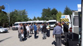 Hocalarda öğrenci servis araçları denetlendi