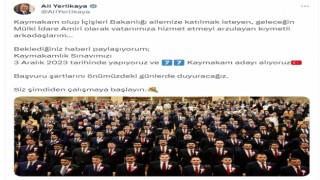 İçişleri Bakanı Yerlikaya, 77 kaymakam adayı alınacağını duyurdu
