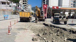 İlçede Altyapı Çalışmaları Başladı