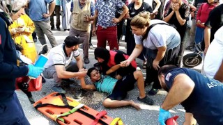 İnegölde trafik kazası: 1 çocuk yaralandı