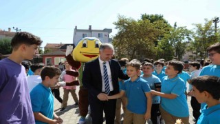 İnegölün ilk çocuk dostu sokağı açıldı