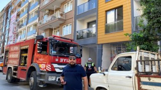 İnşaattaki yangın panikletti