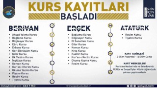 İpekyolu ilçesinde mesleki ve sanat kurslarının kayıtları başlıyor
