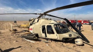 Irakta askeri helikopter düştü: 2 yaralı
