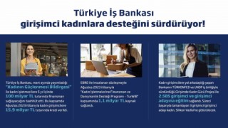İş Bankasının girişimci kadınlara desteği sürüyor