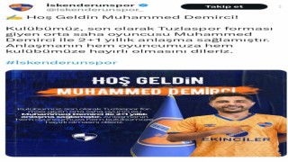 İskenderunspor, Muhammed Demirci ile anlaştı