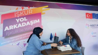 İŞKURun Yol Arkadaşım tırı Erzurumda