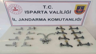 Ispartada musluk hırsızı tutuklandı
