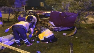 Ispartada otomobil refüje çıktı: 1 ölü 2 yaralı