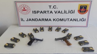 Ispartada tabanca hırsızlığına 3 tutuklama