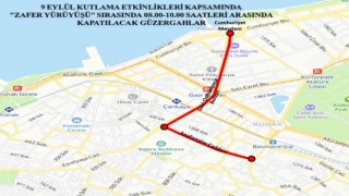 İzmirde bazı yollar geçici olarak trafiğe kapatılacak